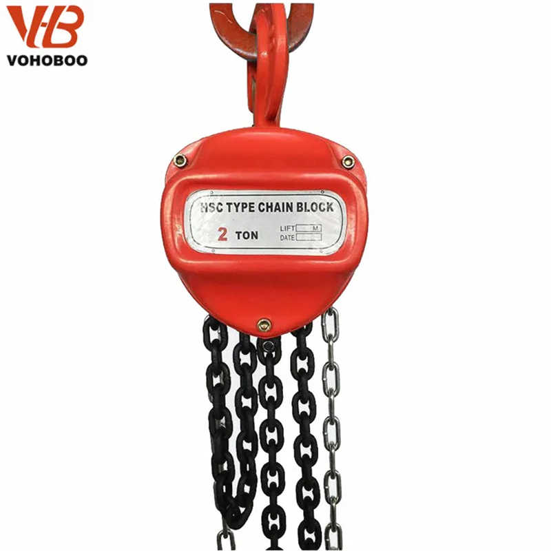 500kg Manual Hand Chain Pulley Block - Compact & Economical Lifting