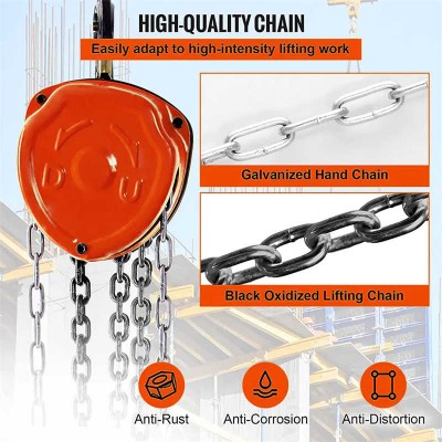 Factory Price Manual Chain Hoist (1T-20T) Direct Source for Rigging and Rental