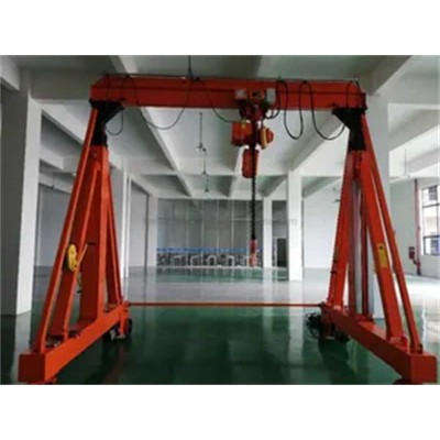 Steel Portable Gantry Crane 1 to 5 Ton Capacity for Workshop & Warehouse