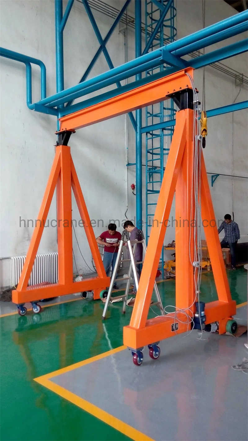 Mobile Gantry Crane Easy Assembly & Transport for Indoor Maintenance