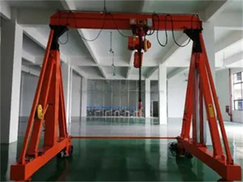Mobile Gantry Crane Easy Assembly & Transport for Indoor Maintenance