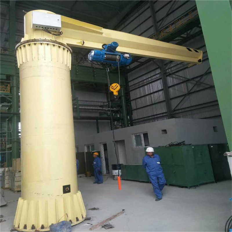 3 Ton Fixed Pillar Jib Crane 180° Swing for Efficient Workshop Material Handling