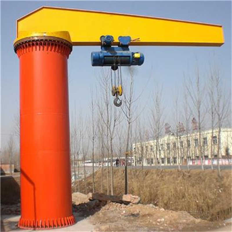 Wall-Mounted Fixed Pillar Jib Crane Electric Hoist Compatible, Saves Floor Space