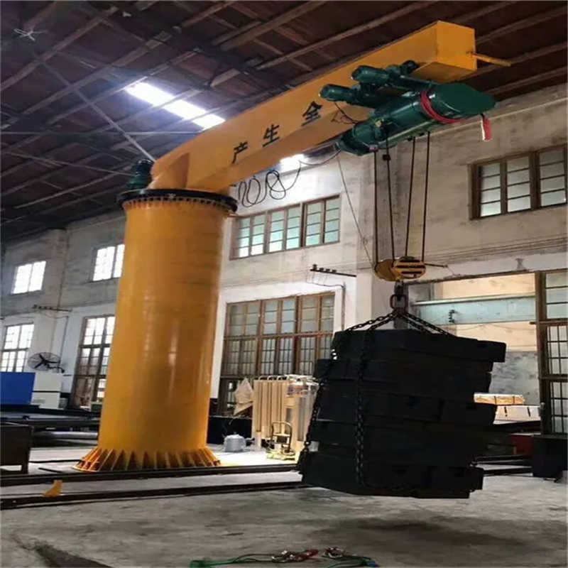 Fixed Pillar Jib Crane with 360° Rotation for Machinery Servicing