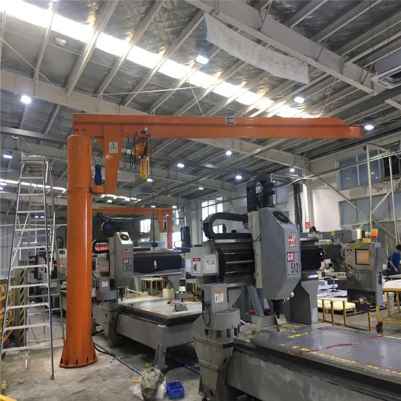 Fixed Column Jib Crane - 1 to 5 Ton Capacity for Standalone Workstations