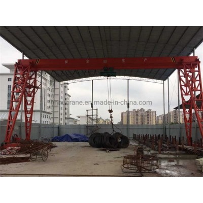 Heavy Duty Single Girder Gantry Crane 20 To 50 Ton For Construction Sites