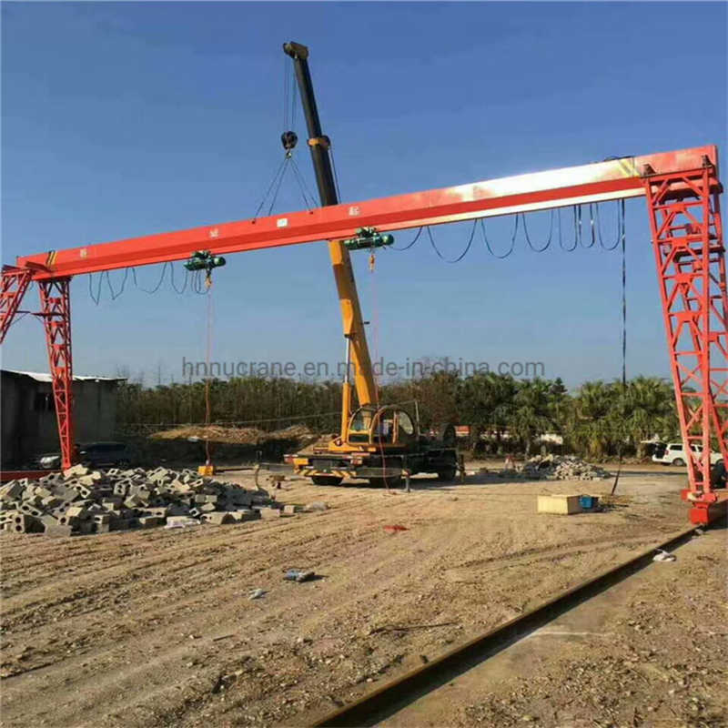 Adjustable Single Girder Gantry Crane Customizable Span And Lifting Height