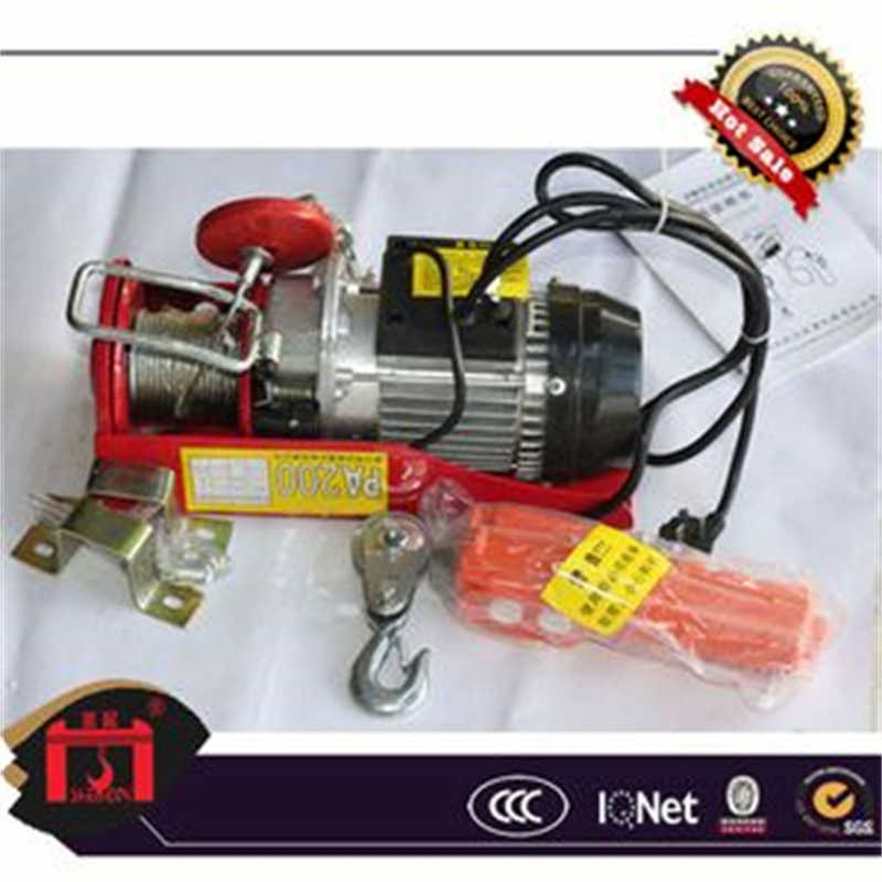 200kg Small Electric Hoist Compact Design with 10m Lifting Height