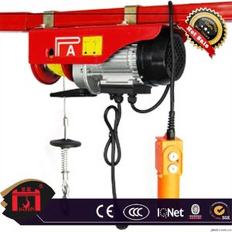 800kg Mini Electric Cable Hoist Single Phase 220V with 20m Lift