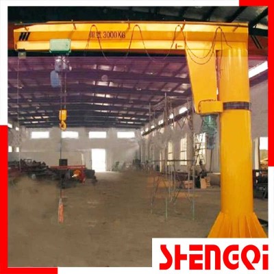 360 Degree Pillar Jib Crane 1 Ton Load 3.5 Meter Vertical Reach
