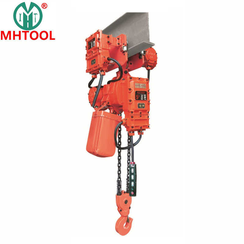 China 2t Wkto Explosion-Proof Electric Chain Hoist with Motorized Trolley