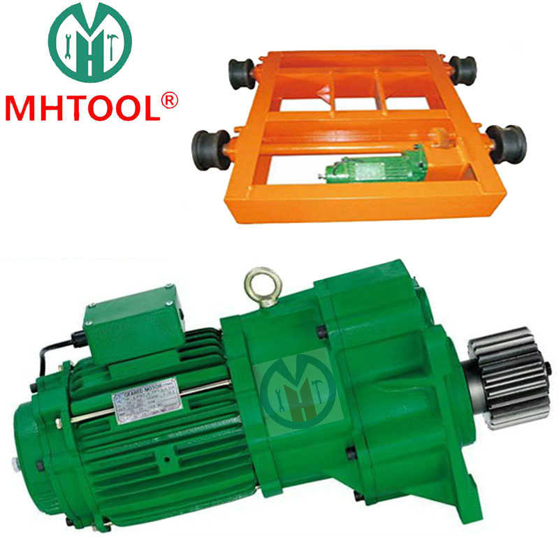 0.75kw Single Speed Crane Geared Motor Reduction with Buffer Voltage 200V
