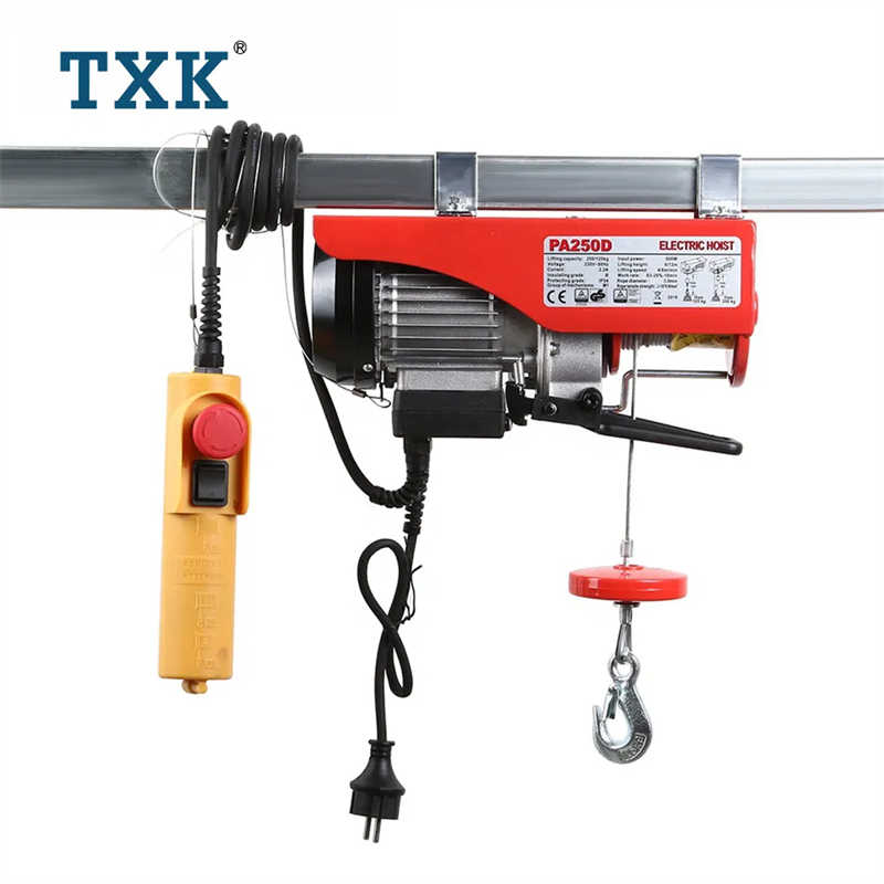 Txk Factory Outlets PA1000 Mini Electric Hoist 1000kg