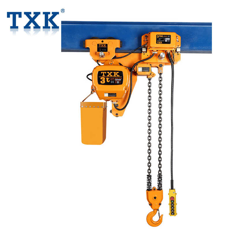 Low Headroom Electric Chain Hoist with Trolley 2ton