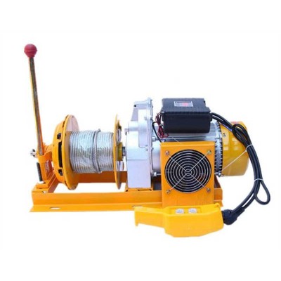 Fast Speed Single Phase 750-1500kg Electric Winch with Clutch