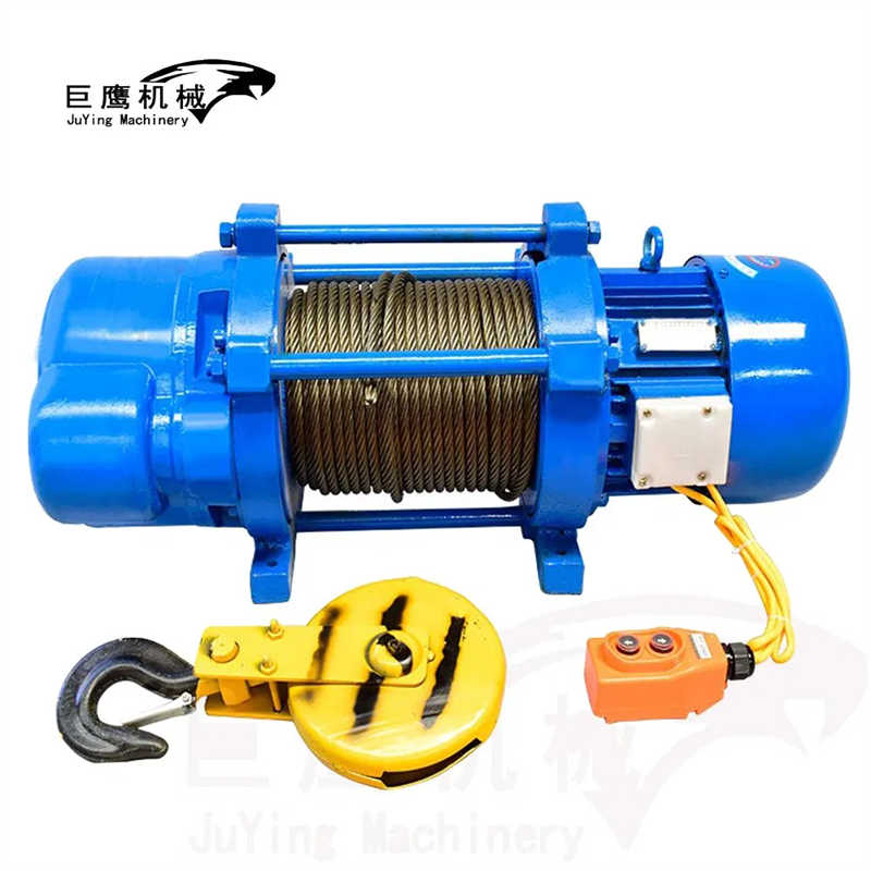 High Speed 380V/220V Electric Winch with 30/60/100 Meters Wire Rope