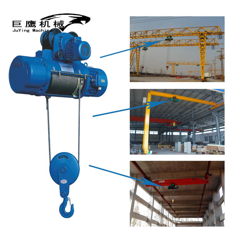 China Strong 380V 3 Phase CD1 Type Electric Wire Rope Hoist