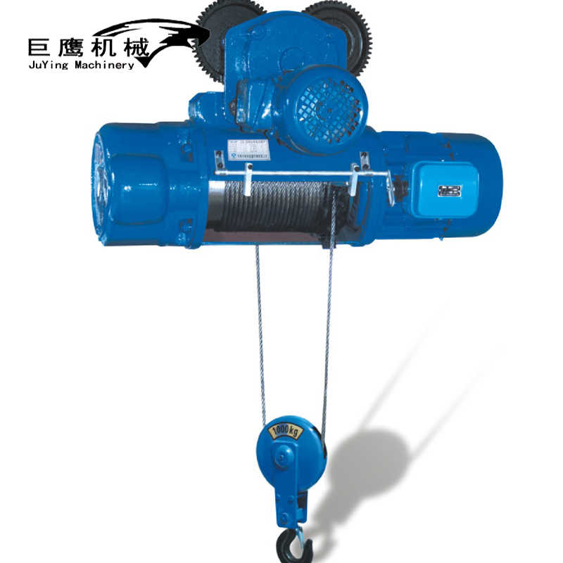 High Speed Motorized Trolley Wire Rope Electric Crane