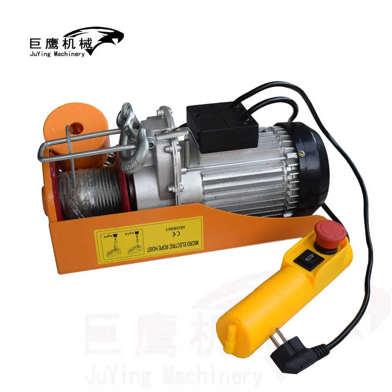 Single Phase 220V/110V 200kg PA Type Small Mini Electric Wire Rope Hoist