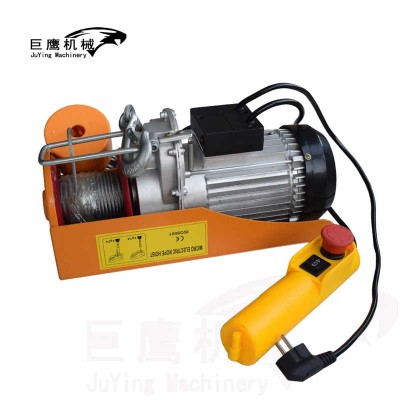 Single Phase 220V/110V 200kg PA Type Small Mini Electric Wire Rope Hoist