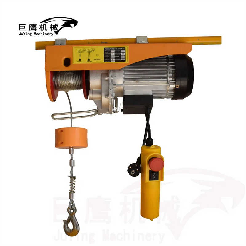 Cheap Price Mini Small Electric Crane Electric Winch Hoist with Electric Trolley