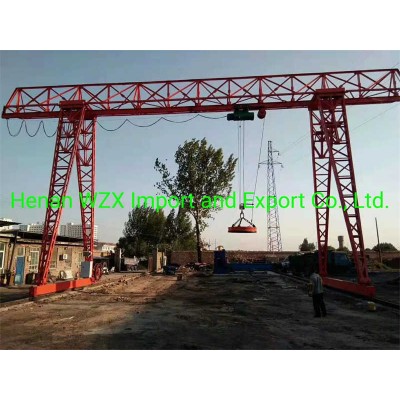 Heavy Duty 10 Ton Single Beam Gantry Crane with I-Beam for Construction Sites