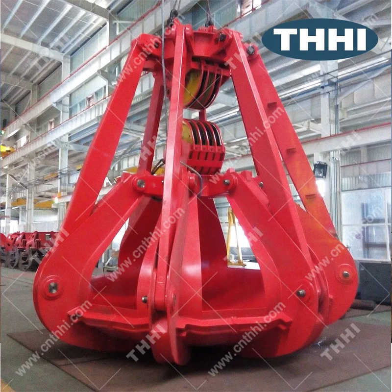 Heavy Duty Hydraulic Orange Peel Grab for Scrap Metal and Demolition Waste