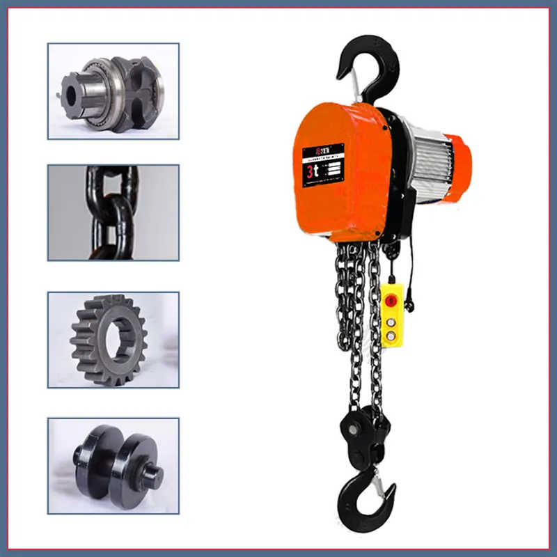 Dhs Industrial Electric Chain Hoist - 5 Ton Double-Chain Working Load Limit