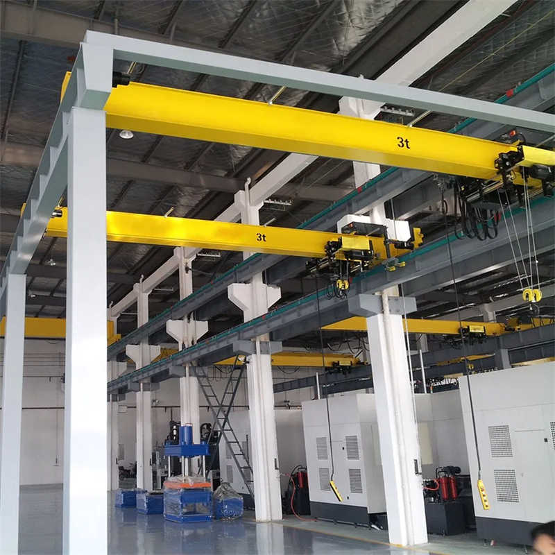 Heavy Duty 10 Ton Single Girder Crane System Ideal for American Warehouse
