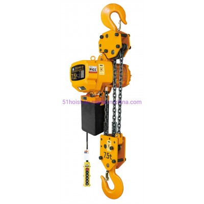Efficient 3 Ton Hook Type Electric Chain Hoist Featuring Low Voltage Control