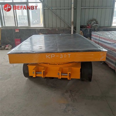 Unpowered Transportation Trolley Applied in Shipyard for Cargo Handling