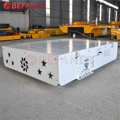 Durable Manufacturing Industry Busbar Powered 45 Tons Railroad Transfer Trolley