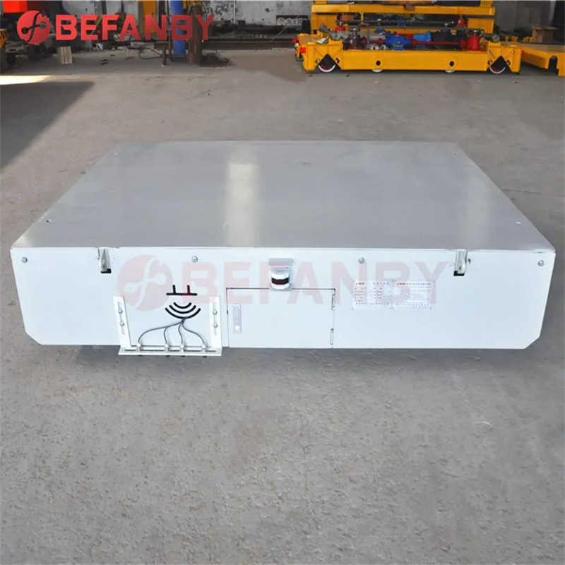Durable Manufacturing Industry Busbar Powered 45 Tons Railroad Transfer Trolley