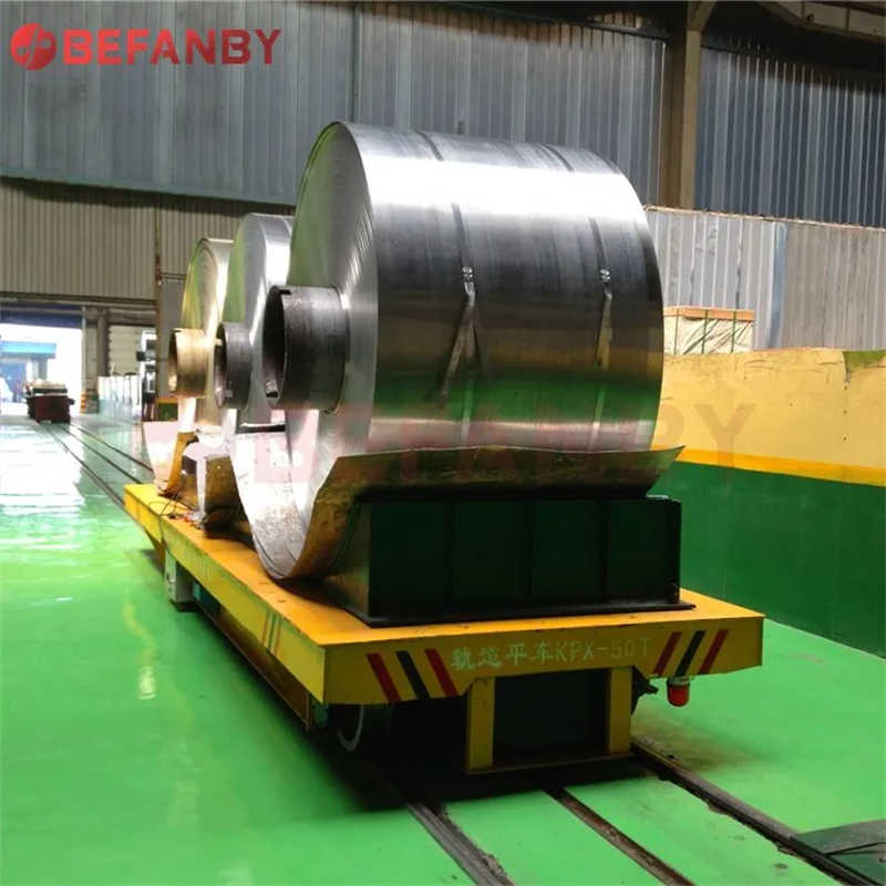 Explosion Proof Foundry Industry Towing Cble Operated 15 Tons Die Transfer Cart