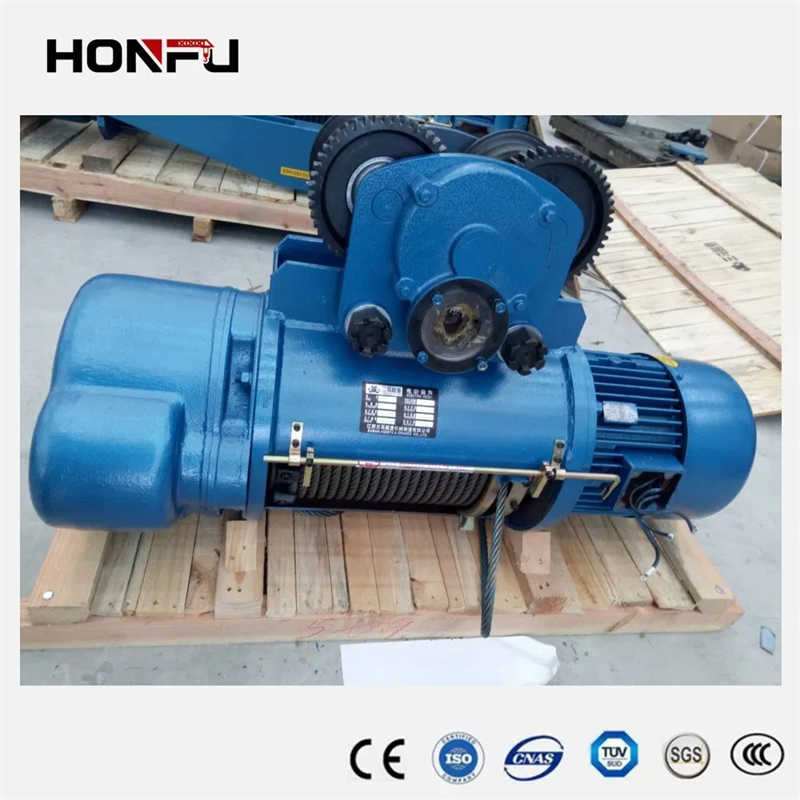 1 Ton to 5 Ton Electric Wire Rope Hoist for Overhead Crane Systems