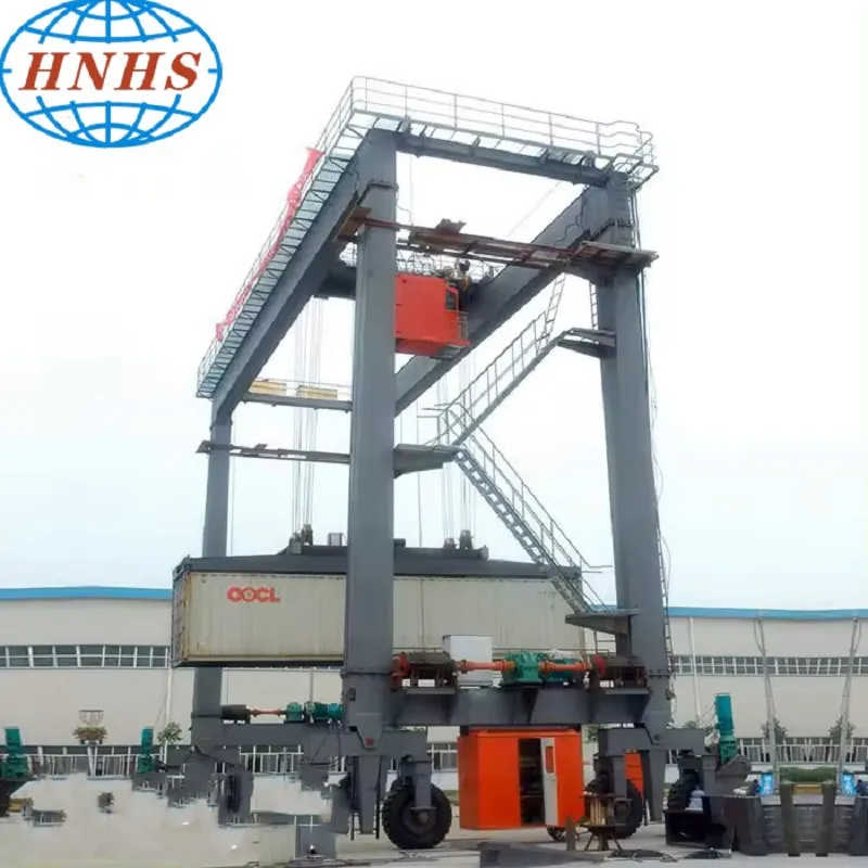 Electric Rubber Tyre Gantry Crane with 35t to 70t Working Capacity