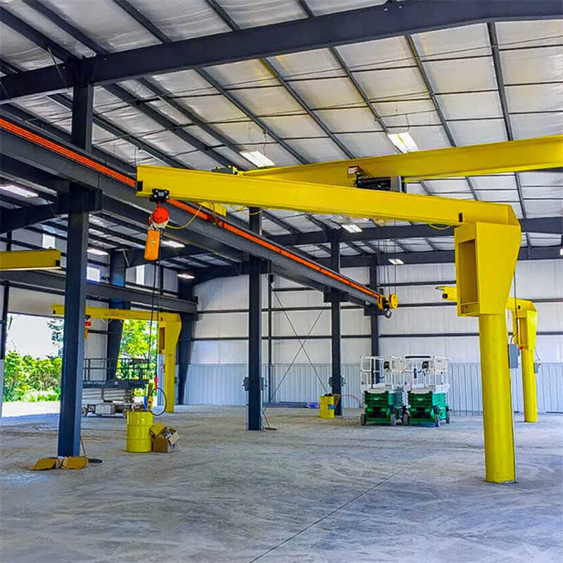Space Saving Column JIB Crane with 360 Degree Rotation 2 Ton