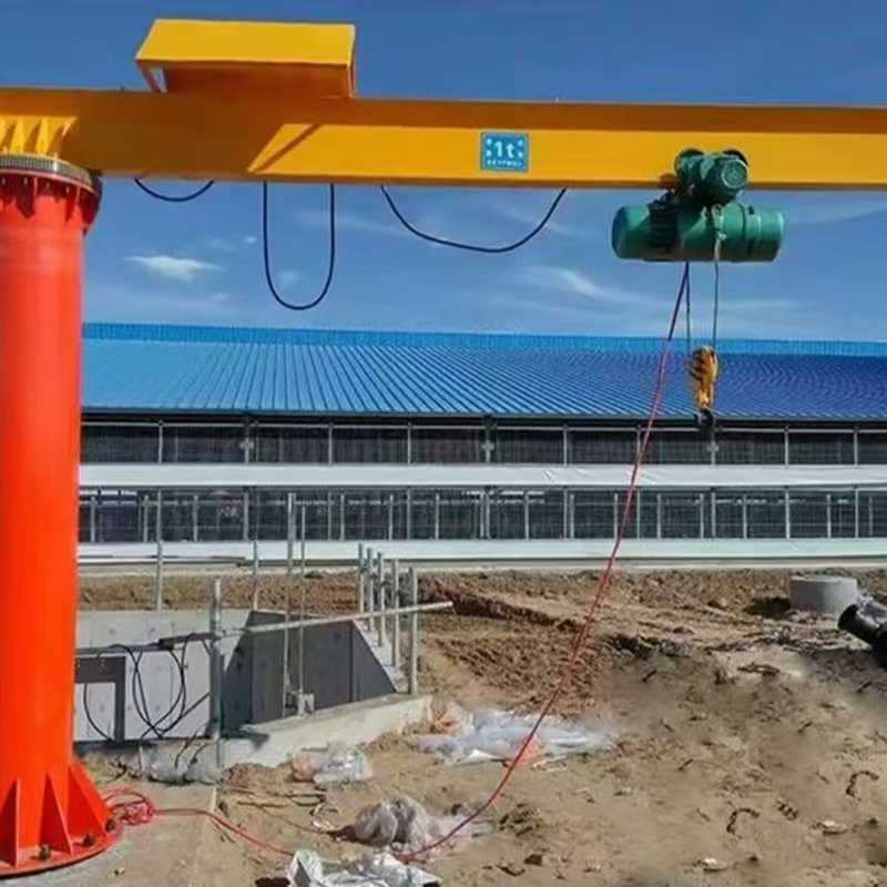 High Quality 2ton 3ton 4ton 5m Electric Lifting Equipment Slewing Arm Crane