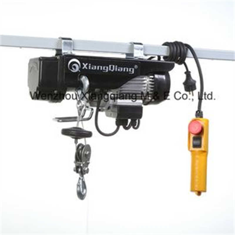 Compact 110V/220V Electric Hoist with Moving Trolley 500kg