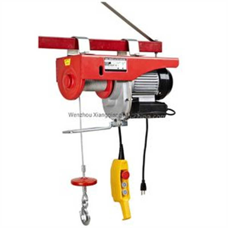 1 Ton Mini Electric Hoist with Geared Trolley for Workshops