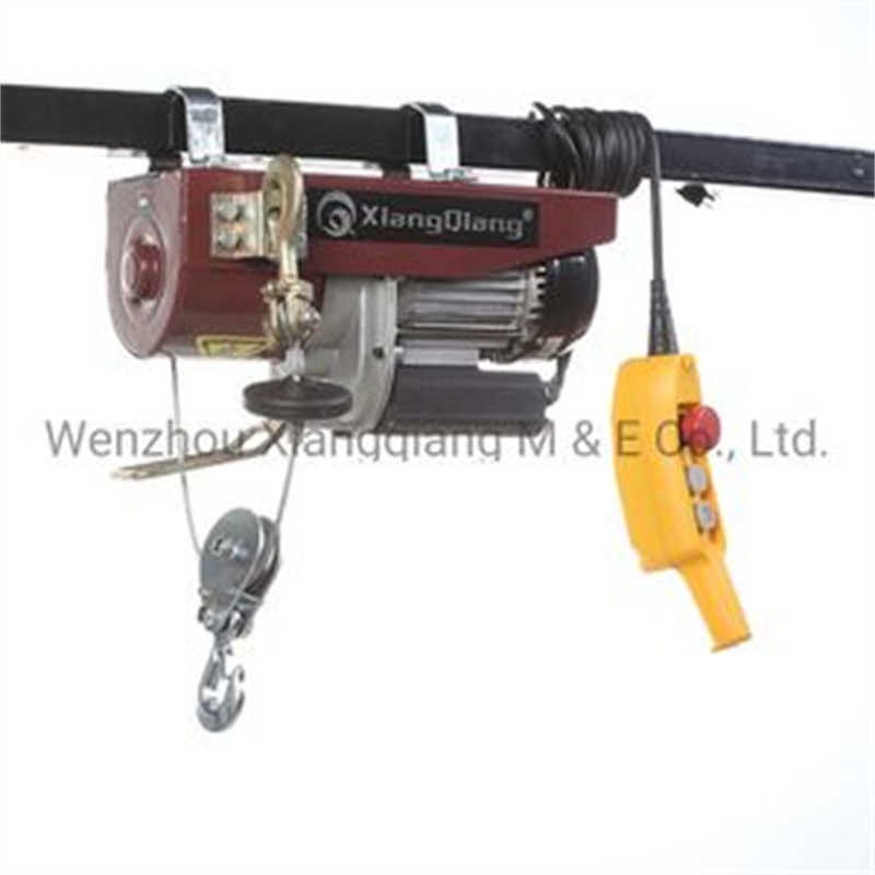 2 Ton Capacity Mini Electric Wire Rope Hoist with Trolley