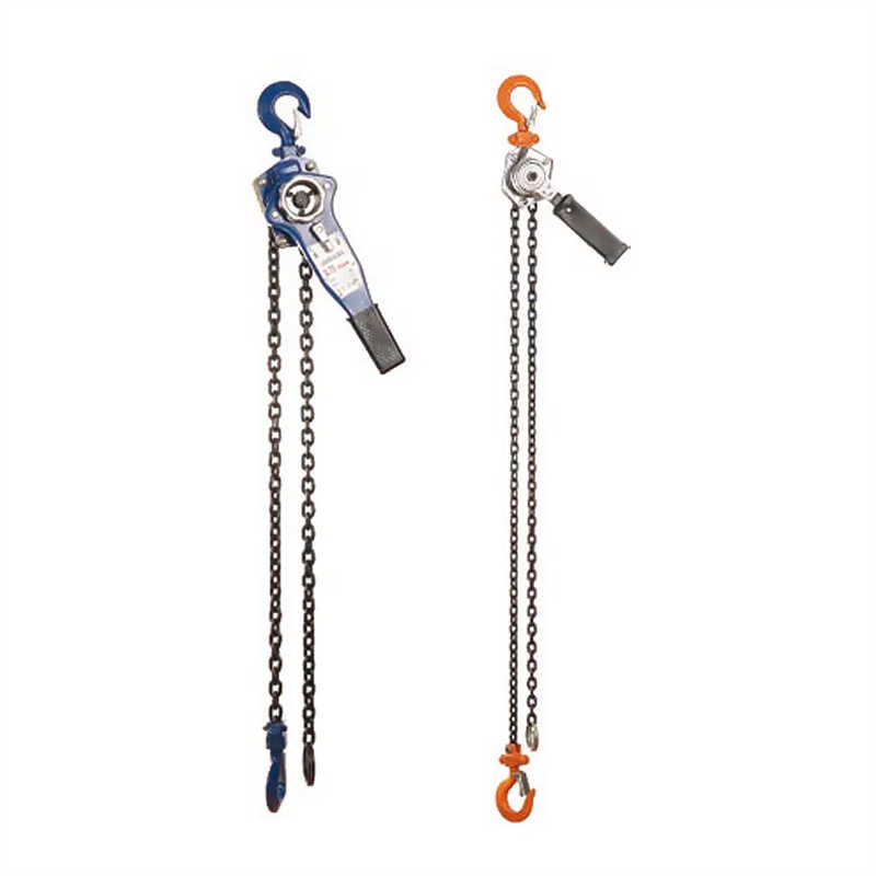 Safe Locking Hook Double Stripper Ring Double Guide Link Lever Hoist