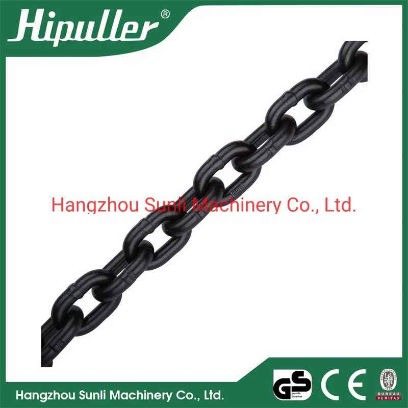G80 Alloy Steel Load Chain - Black Finish for Wire Rope and Sling Applications