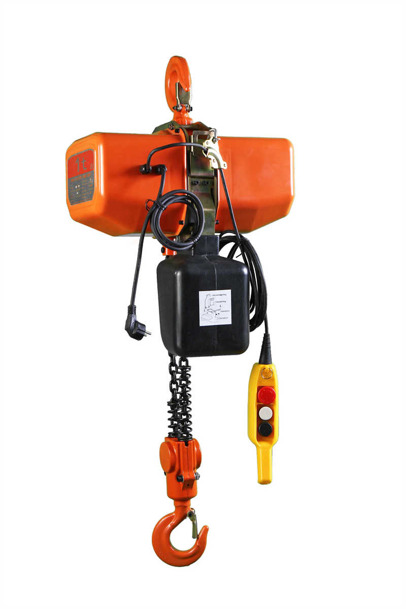 Lightweight Electric Chain Hoist 500kg Capacity 6m Lift