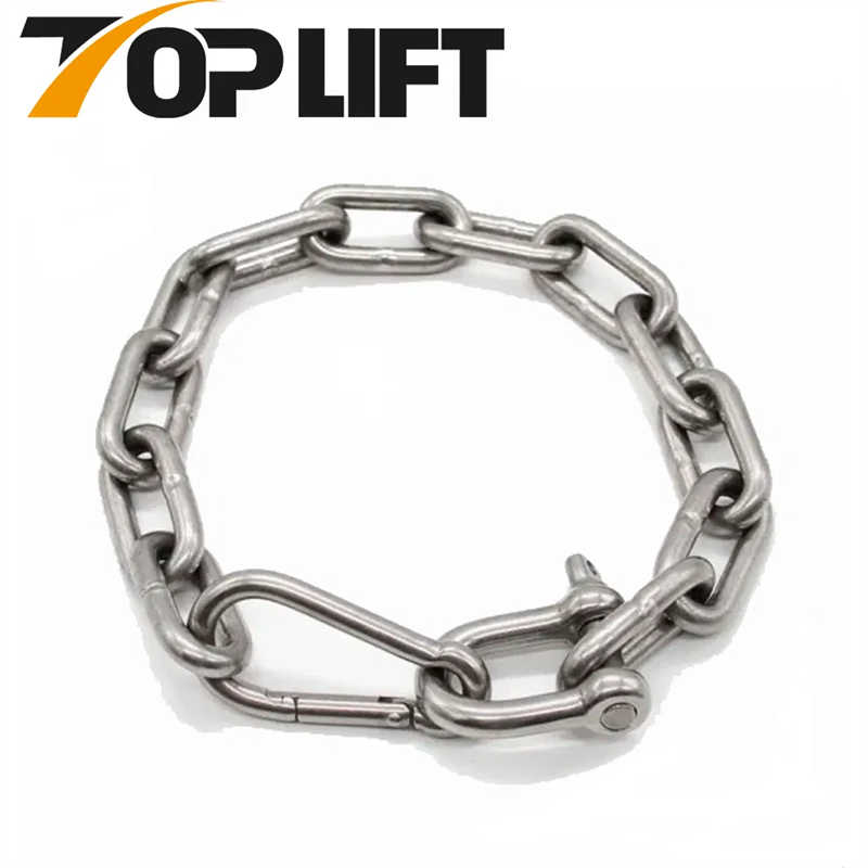 Nacm96 Standard Stainless Steel Link Chain Bundled Chain