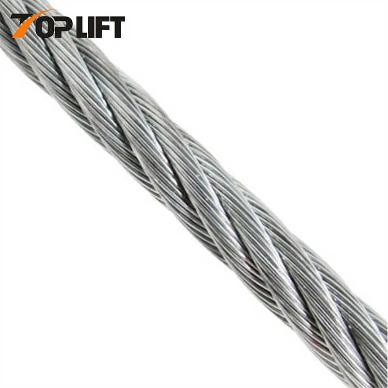1X3 Braided Galvanized Steel Cable Steel Wire Rope