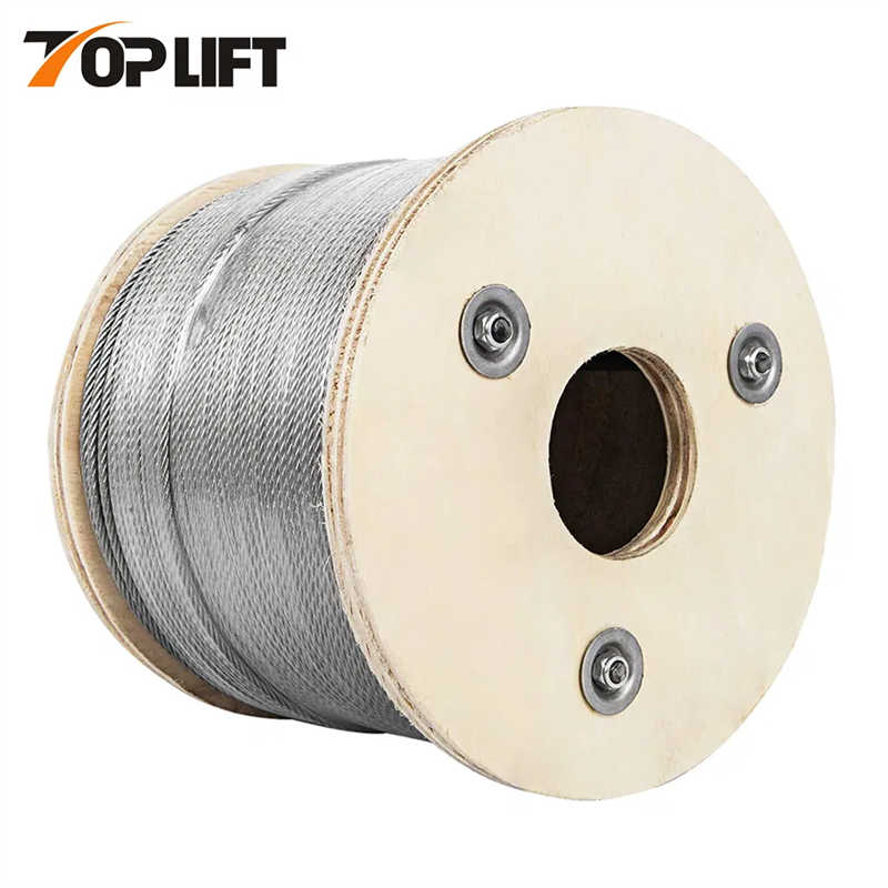 1*19 Braided Ungalvanized Steel Cable Galvanized Steel Wire Rope