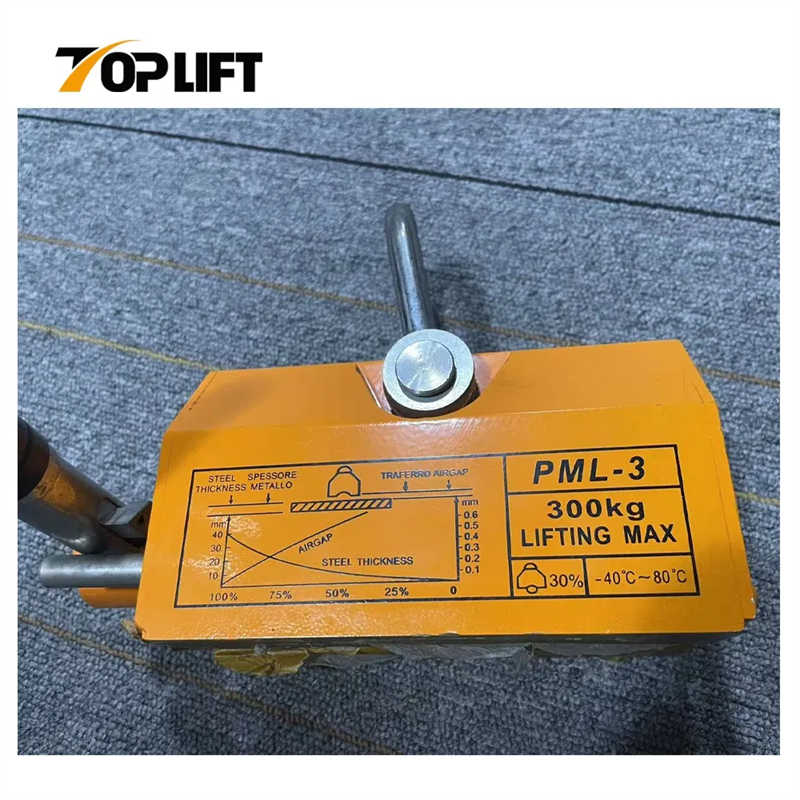 100kg Permanent Magnet Lifter for Steel Plates & Cylindrical Materials