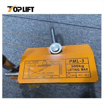 100kg Permanent Magnet Lifter for Steel Plates & Cylindrical Materials