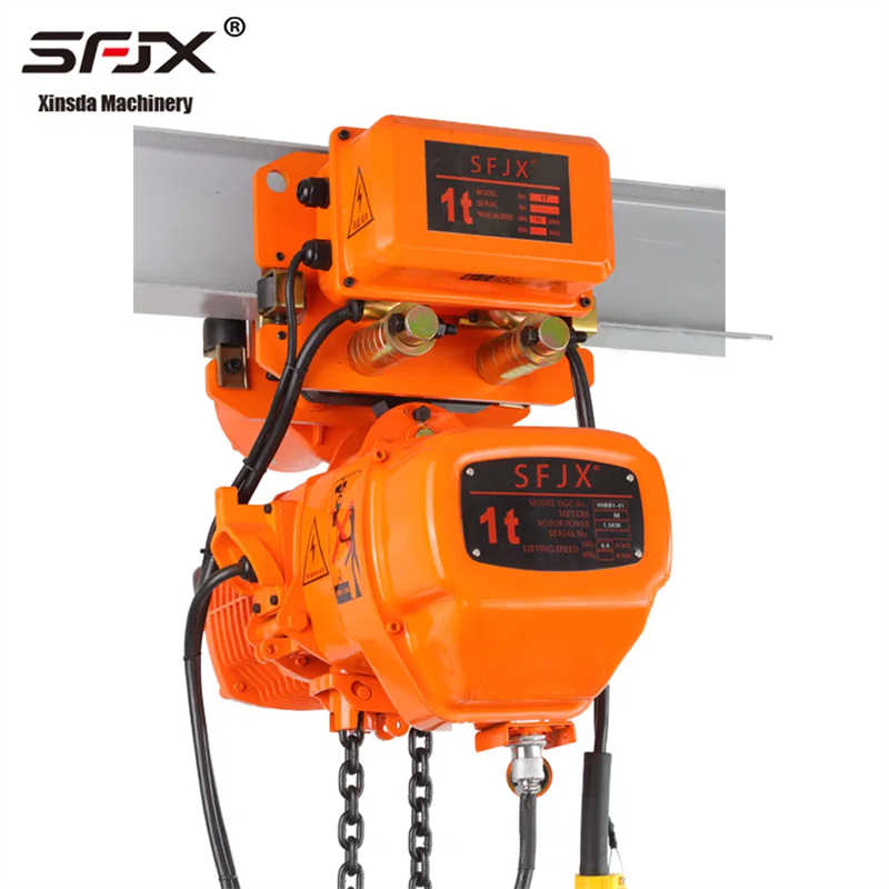 Running Type Electric Chain Hoist for Overhead Crane Systems